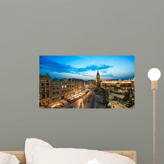 Krakow Market Square Poland Wall Decal