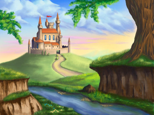Fantasy Castle Wall Mural