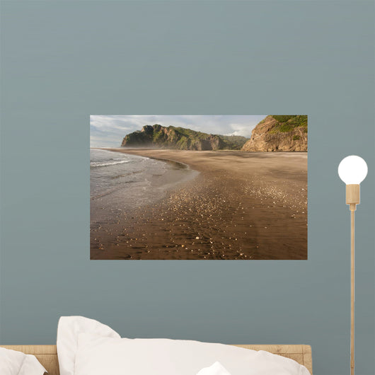Karekare beach at low tide Wall Mural