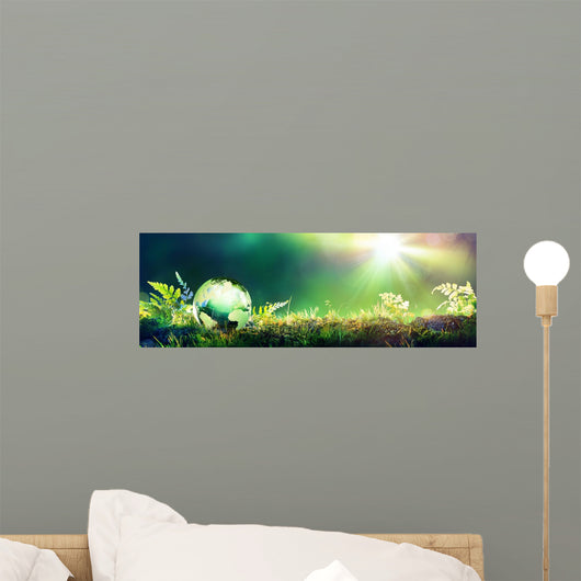 Green Globe Moss Environmental Wall Decal