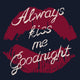 Romantic typography poster Wall Mural