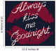 Romantic typography poster Wall Mural