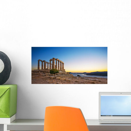 Greece Cape Sounion Ruins Wall Decal