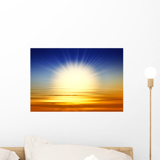 Beautiful sunrise Wall Mural
