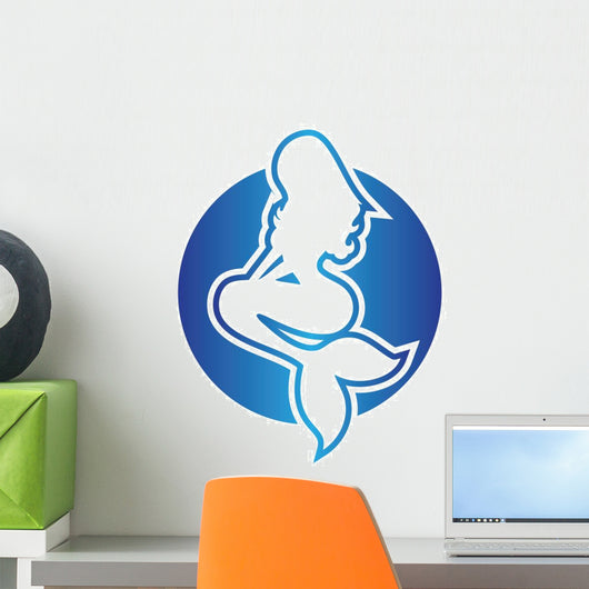 Mermaid Logo Wall Decal
