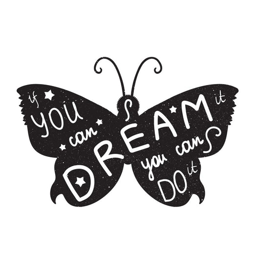 Lettering motivation poster Wall Decal