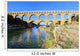 Pont du Gard roman aqueduct, Provence, France Wall Mural