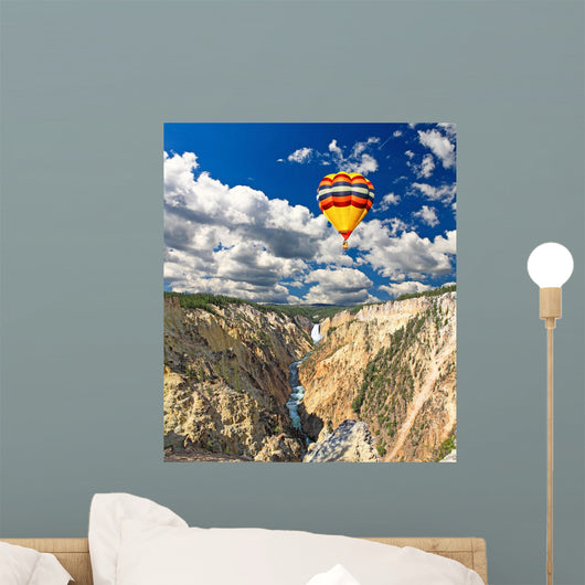 The Lower Falls in the Yellowstone Wall Mural