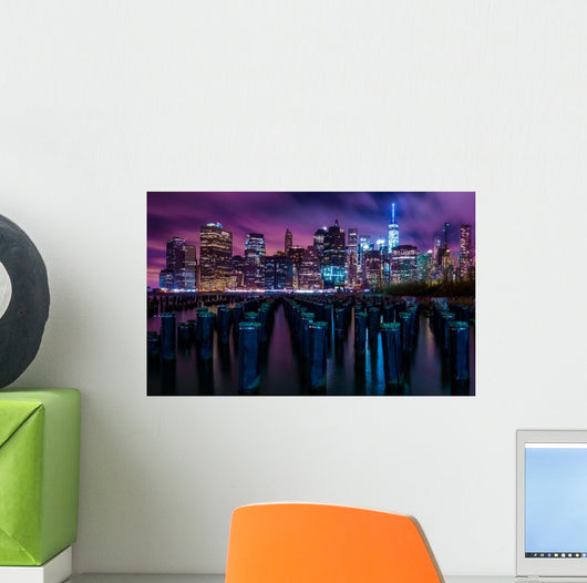 Downtown Manhattan New York Wall Decal