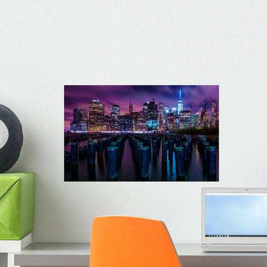 Downtown Manhattan New York Wall Decal