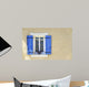 Blue Shutters Wall Mural