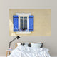 Blue Shutters Wall Mural
