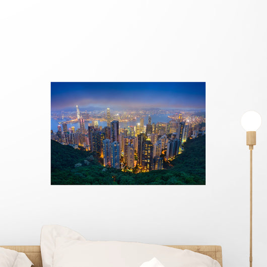 Hong Kong Skyline Wall Mural