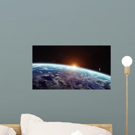 Sunrise over Planet Earth Wall Decal