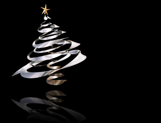 3D Christmas Tree Wall Mural