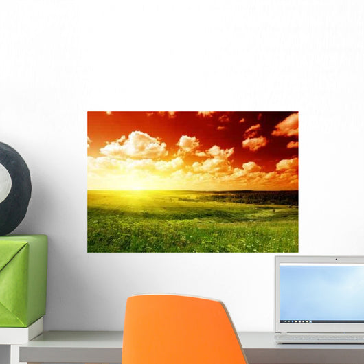 Summer Landscape Wall Decal