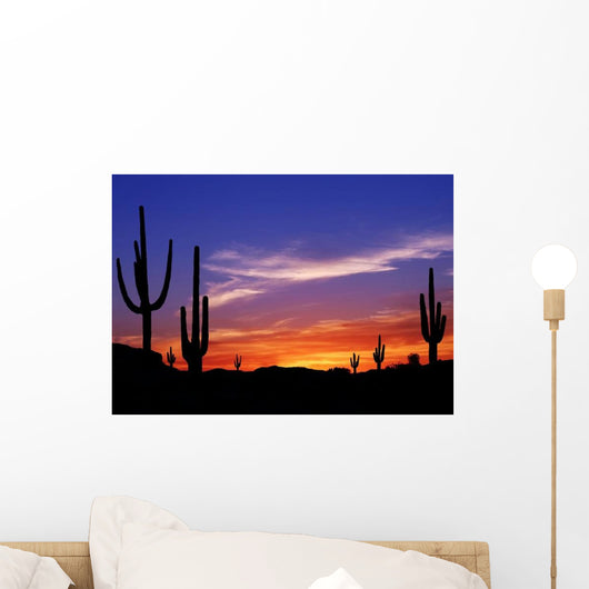 Colorful Sunset Wild West Wall Decal