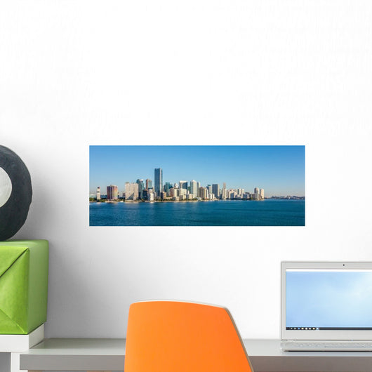 Miami Florida City Skyline Wall Decal