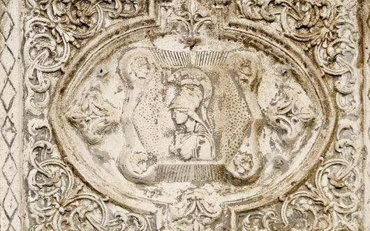 Ancient Greek Relief Showing Wall Mural