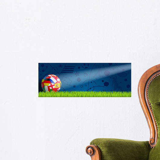 Bunter Em Ball Vor Wall Decal