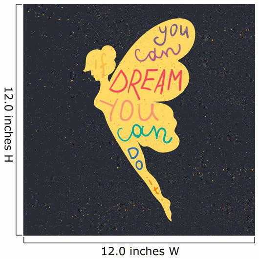 Lettering motivation poster Wall Mural