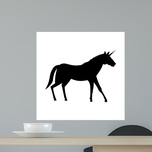 Fairy Unicorn Silhouette Wall Decal
