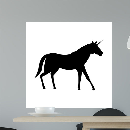 Fairy Unicorn Silhouette Wall Decal