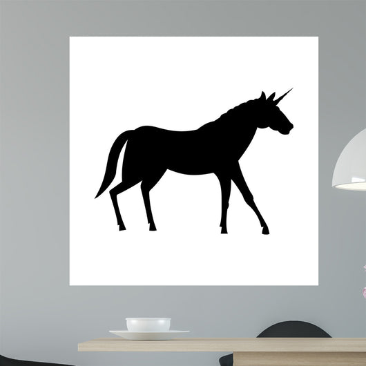 Fairy Unicorn Silhouette Wall Decal