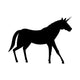 Fairy Unicorn Silhouette Wall Decal