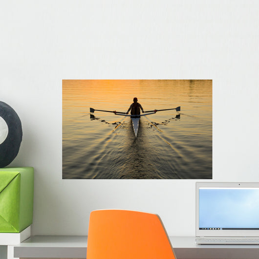 Solo Rower Wall Mural