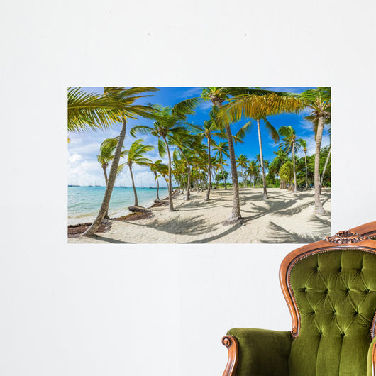 Tropical French Island Wall Mural