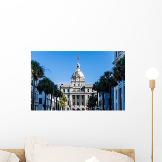 Palm Trees Leading to Wall Decal