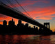 Brooklyn Bridge Sunset Wall Decal
