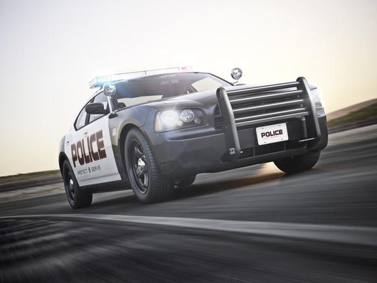 Responding Police Car Wall Decal