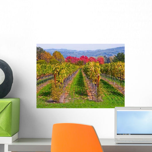 Vineyard Autumn Wall Decal