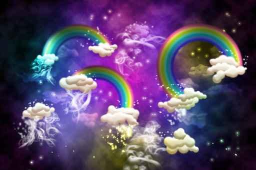 Rainbows Night Wall Decal