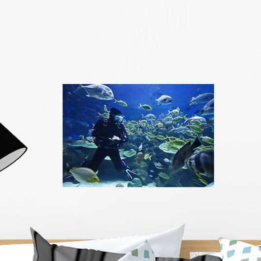 Diver Wall Decal Design 2