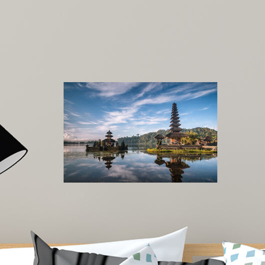 View od a Temple at Bali Indonesia Wall Mural