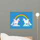 Unicorn and Rainbow Two Wall Decal