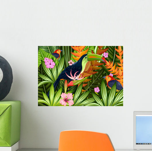 Exotic Tropical Wall Decal