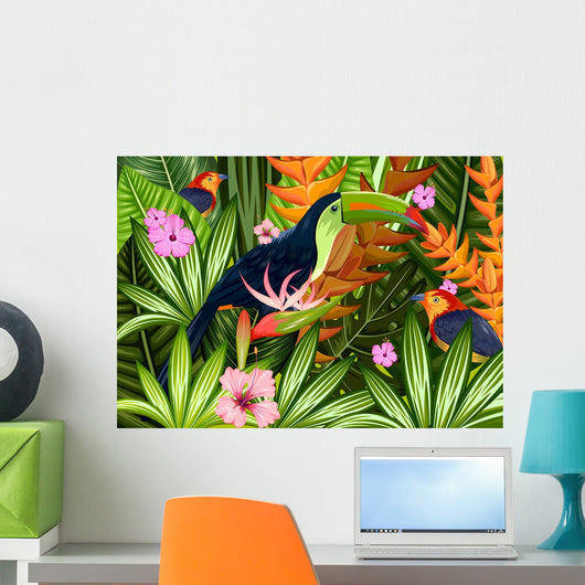 Exotic Tropical Wall Decal