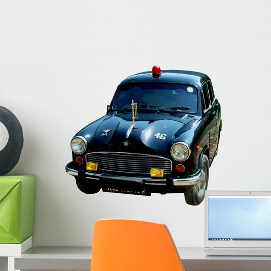 Indian Police Car Wall Decal