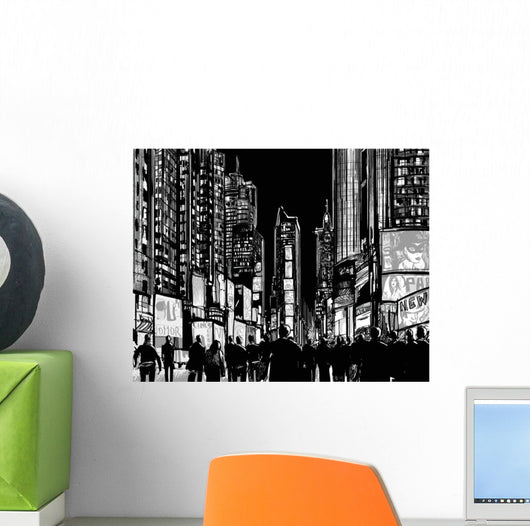 Interpretation Times Square New Wall Decal