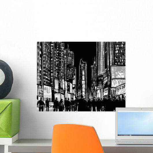 Interpretation Times Square New Wall Decal