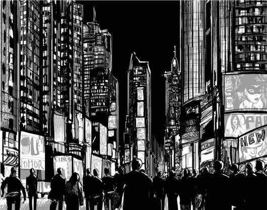 Interpretation Times Square New Wall Decal