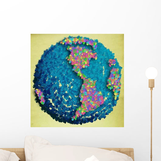 Earth Wall Decal