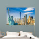 New York Cityscape Tourism Wall Decal
