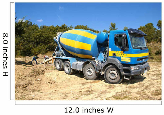 Concrete Truck Wall Mural