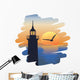 Lighthouse at Sunset Wall Decal