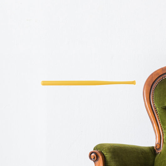 Yellow Bat Wall Decal